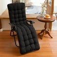 thumbnail image 5 of YEERSWAG  Non Slip Padded Lounge Chaise Cushion with Ties, 67 in. x 21 in.  x 3 in. (Chair Not Included), 5 of 7