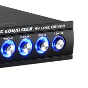 Audiopipe EQ-709X 7 Band 9 Volt Half DIN Parametric Graphic Car Audio Equalizer