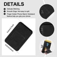 thumbnail image 2 of Homelove Card Holder with Stand for Back of Phone, Stick on Phone Wallet, PU Leather Card Holder Card Sleeve Pouch Multifunctional Phone Stand Compatible with iPhone Samsung Smartphones,Black, 2 of 7