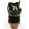 thumbnail image 5 of Shyanne Women's Bess Cow Print Western Booties Round Toe Black 8 M  US, 5 of 7