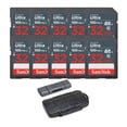 thumbnail image 1 of Tarjeta de memoria SanDisk Ultra SDHC UHS-I de 32 GB (paquete de 10) con funda, 1 of 6