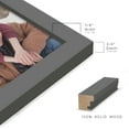 thumbnail image 3 of Modern 6 in. x 8 in. Grey Picture Frame (Set of 2), 3 of 9