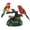 C:2PC Parrot, variant on AJZIOJIRO Electronic Talking Parrots Toys for Kids Baby for Pen Holders Office Home Decor Ornament Kids Toys Birthday Gifts