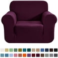 thumbnail image 1 of CHUN YI 1-Piece Checks Stretch Sofa Cover Slipcover Couch Cover, 1 of 6