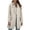 Beige, variant on Rosvigor Women Hooded Raincoats Hiking Windbreaker Jackets Women Waterproof lined Long Coats Fall Winter Trench Coats