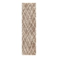 thumbnail image 3 of Unique Loom Soft Touch Shag Collection Area Rug - Dora (2' 7" x 10' Runner Khaki/Ivory), 3 of 7