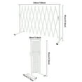 thumbnail image 5 of Expandable Folding Barrier, 130in White Safety Gate, Quick Setup Design, Combines Multiple Units, for Commercial and Home Use, 5 of 16