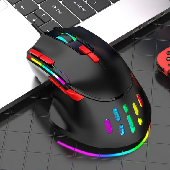 ZFYXGS 4-speed DPI Can Be Adjustment RGB Colorful Multi Device Suitable For Macro Programming Custom USB Wired Connection Gaming Mouse
