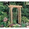 84" Natural Cedar Outdoor Wooden Rosedale Arbor