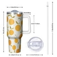 thumbnail image 2 of Modern 40oz Tumbler– Stainless Steel Insulated Tumbler with Handle and Straw, Large Capacity Travel Cup for Hot & Cold Drinks, 2 of 7