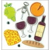 K&Company Wine Party Dimensional Stickers