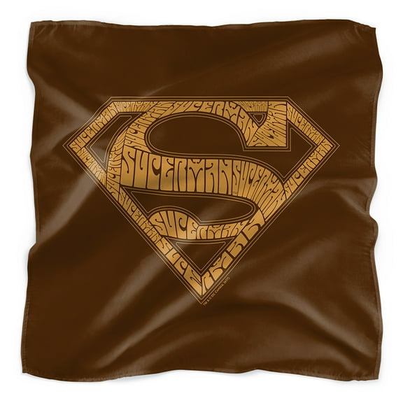Superman 60's Type Shield Bandana (21 in x 21 in)