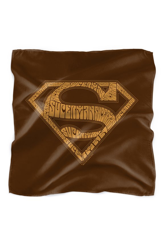 Superman 60's Type Shield Bandana (21 in x 21 in)