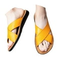 thumbnail image 2 of Men's Orthotic Slides Sandals Open Toe Arch Support Hollow Slip On Slippers Soft Bottom Casual Walking Beach Sandals, 2 of 9