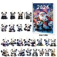 thumbnail image 2 of 2D Acrylic Countdown Desk Calendar Desk Calendar Children's Favorite Panda 24 Day Panda Countdown Calendar, 2 of 8