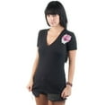 thumbnail image 1 of Fox - Kiss of Death T-Shirt Juniors Col en V, 1 of 1