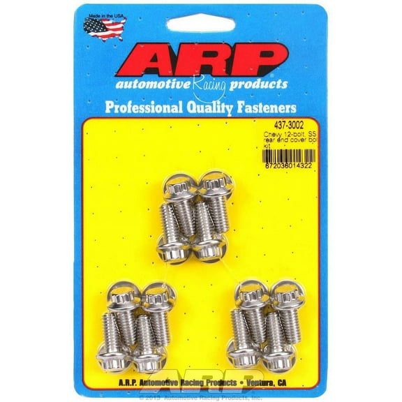 ARP Differential Cover Bolt Kit GM 12-Bolt P/N 437-3002