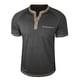 thumbnail image 3 of Ceisia Men's Solid Color Casual Loose Ice Silk Round Neck Sports Active T-shirt Gift, 3 of 6