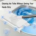 thumbnail image 4 of 2026 New Snap Grip Mini Mop with Replacement Cleaning Cloth,Clever Zero Touch Mini Mop,100cm Long Handle Mopping Sweeper Stick for Multi Cleaning,Wet and Dry Use (1 Set), 4 of 7
