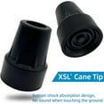 thumbnail image 3 of HWZWT Tête de Canne de Remplacement Noire 3/4, 3 of 5
