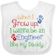 thumbnail image 3 of Inktastic Engineer Like Daddy Boys or Girls Baby Bib, 3 of 4