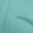 thumbnail image 1 of oneOone Cotton Poplin Twill Teal Blue Fabric Houndstooth Quilting Supplies Print Sewing Fabric By The Yard 56 Inch Wide, 1 of 1