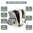 thumbnail image 4 of Mochila de viaje Coofay grande impermeable para mujeres y hombres, 4 of 8