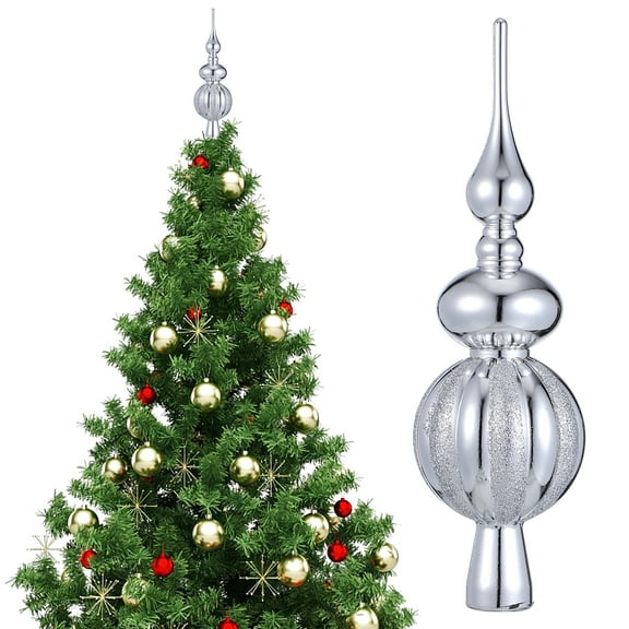 Christmas Tree Topper, Plastic Xmas Tree Finials for Christmas Tree Ornaments