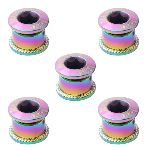 EeaseCA 5 Pcs Vis de Plateau de Vélo Roue Manivelle Boulon de Disque Simple Vis Accessoires de Vélo