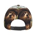 thumbnail image 3 of Kdxio Unisex Jungle Hat Bear Pattern Baseball Cap Unisex Washed Classic Adjustable Hat, 3 of 5