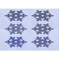 thumbnail image 1 of Ahgly Company Machine Washable Indoor Rectangle Transitional Lavender Blue Area Rugs, 5' x 7', 1 of 7