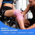 thumbnail image 4 of Knee Support Brace for Women Men-Knee Brace for Meniscus Tear-Adjustable Patella Knee Brace with Side Stabilizers-Arthritis Pain, Knee Pain, Injury R, 4 of 6