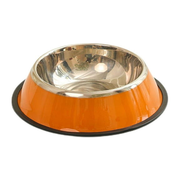 Stainless Steel Dog Cat Bowl Non-Skid Pet Cat Dog Water Food Feeding Dish