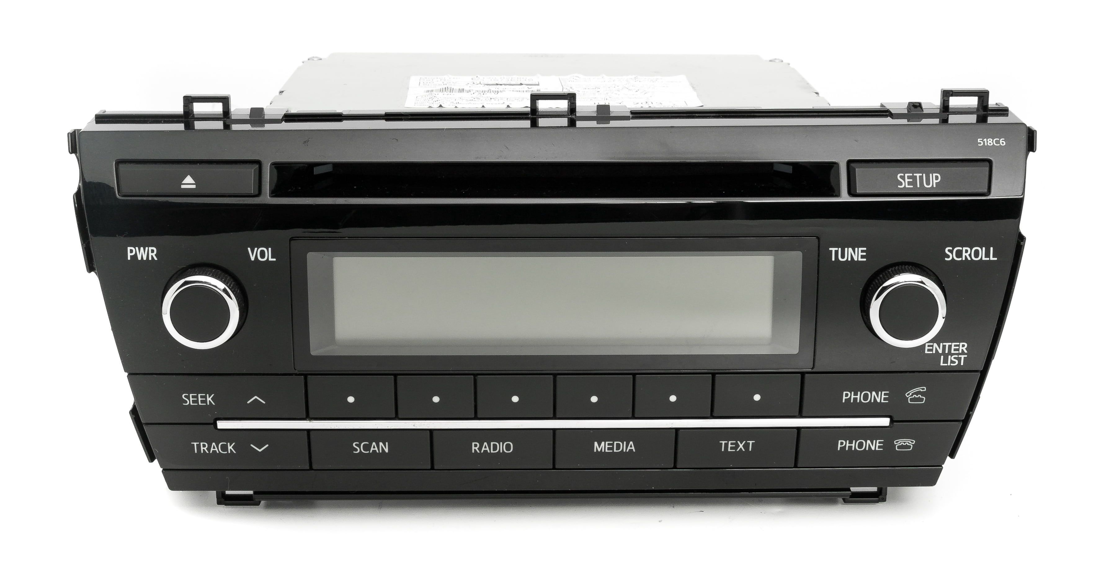 Restored Toyota 2014 - 2016 Corolla AM FM Receiver with Single Disc and Display 86120-02F60 (Refurbished)