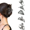 thumbnail image 2 of 2/3/4PC Halloween Hair Clips, Horror Spider Web Skeleton Hand Spider Hair Claw Clips Accessories, Halloween Gothic Fabric Cute Hair Clips, Large Hair Clips for Women, Metal Hair Accessories, 2 of 3