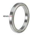 thumbnail image 3 of Uxcell Deep Groove Ball Bearings Thin Section Double Shielded Chrome Steel 45x58x7mm, 3 of 5