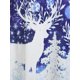 thumbnail image 4 of Vestido Navideño Talla Extra Estampado Alce Copo de Nieve Rosegal  Vestidos Estampados Tallas Grandes, 4 of 5