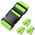 thumbnail image 2 of GOOHOCHY 4 Uds correas de equipaje cinturones de equipaje correas de seguridad ajustables para maleta correas de maleta de viaje accesorios de viaje, 2 of 7