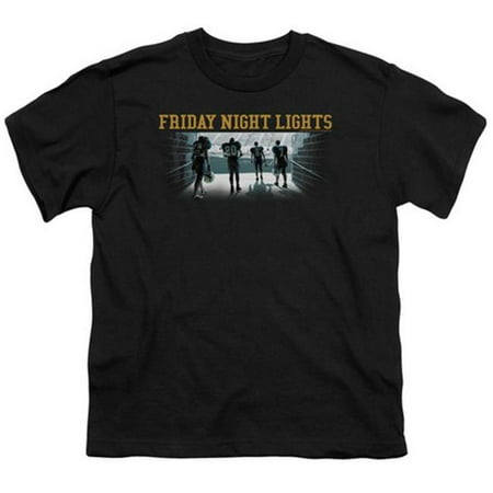 Trevco Friday Night Lts-Game Time Short Sleeve Youth 18-1 Tee, Black -