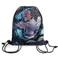 thumbnail image 5 of Jujutsu Kaisen Drawstring Backpack Water Resistant String Bag Sackpack Cinch for Sports, Gym, Travel, Swimming, Yoga, Beach, 5 of 7