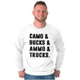 thumbnail image 5 of Camo Bucks Trucks Cute Hunter Son Men's Long Sleeve Tee T Shirt Brisco Brands M, 5 of 6
