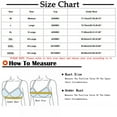 thumbnail image 3 of Bigersell Bras for Elderly Women Front Snap Closure Bra Older Women Daisy Bras Wireless Full-Coverage Bra No Underwire Seniors Bras Ladies Push up Bras Style-D19, R-Pink XL, 3 of 4