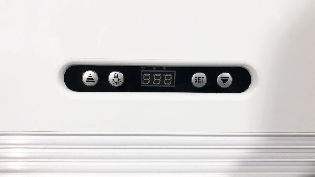 17 in. Commercial Countertop Refrigerator Showcase NSF Beverage Cooler 98L Pie Refrigerator Display Case Refrigerated Cabinet Showcase Defogging Function