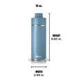thumbnail image 6 of Ninja Thirsti 18oz. Travel Water Bottle, Stainless Steel, Leak Proof, 24 Hours Cold, Blue, 6 of 6