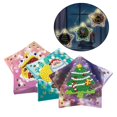 thumbnail image 3 of Kits de arte de diamantes con luces navideñas y cadena de luces para pintar cortinas con diamantes. Estilo 4, 3 of 9