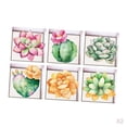 thumbnail image 1 of 12pcs 5x5 Pulgadas Antideslizante PVC Bañera Tatuajes Calcomanías , Planta Planta suculenta, 1 of 5