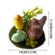 thumbnail image 5 of Conjunto de conejitos y pollitos de Pascua de espuma flocada para decorar el hogar, el jardín, la ventana o como accesorios para fotos., 5 of 6