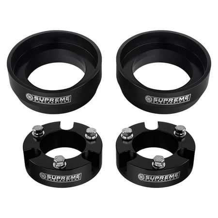Supreme Suspensions - 4Runner + FJ Cruiser Lift Kit 3" Front Suspension Lift CNC Machined T6 Aircraft Billet + 2" Rear Suspension Lift (Black) Pro