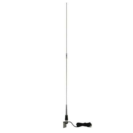 Tram 10275 100-Watt Pretuned 144-MHz to 174-MHz VHF Lift-and Lay-Over 30-MHz-Bandwidth Whip Antenna with Extremely High-Gain 4.1-dBd Long-Distance Transmit and Receive and SO-239 Mount