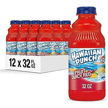 Motts Hawaiian Punch Fruit Juicy Red, 32-Ounce Bottles (Pack Of 12)